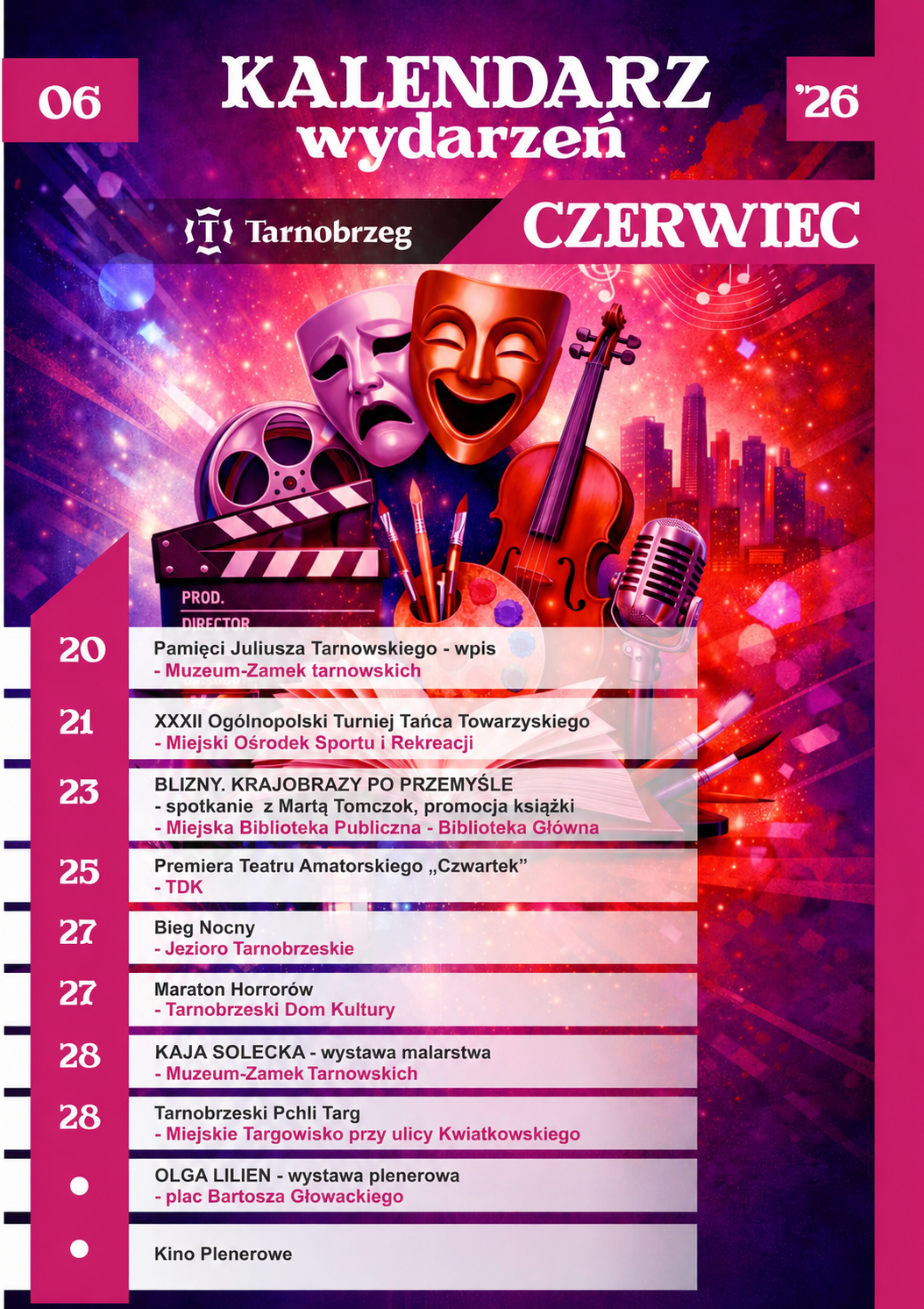 Kalendarz wydarzeń 2026